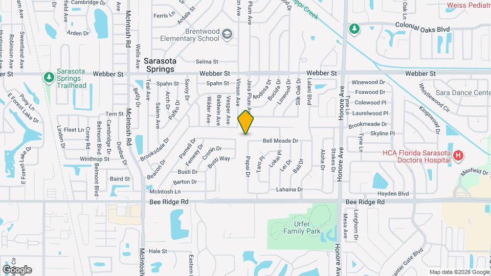 4801 Bell Meade Dr Map and Location Details