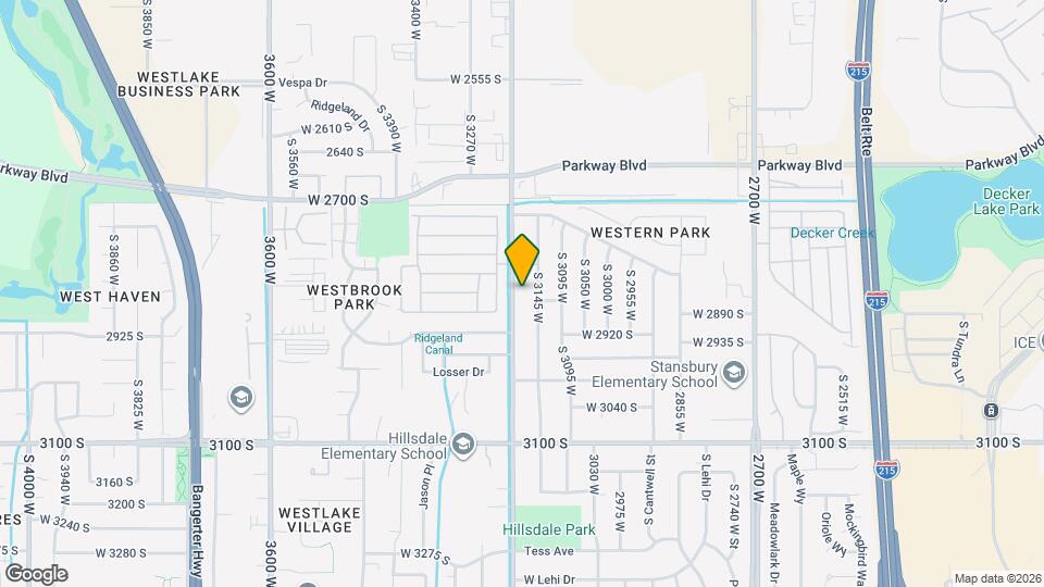 2835-2835 S 3200 W Map and Location Details