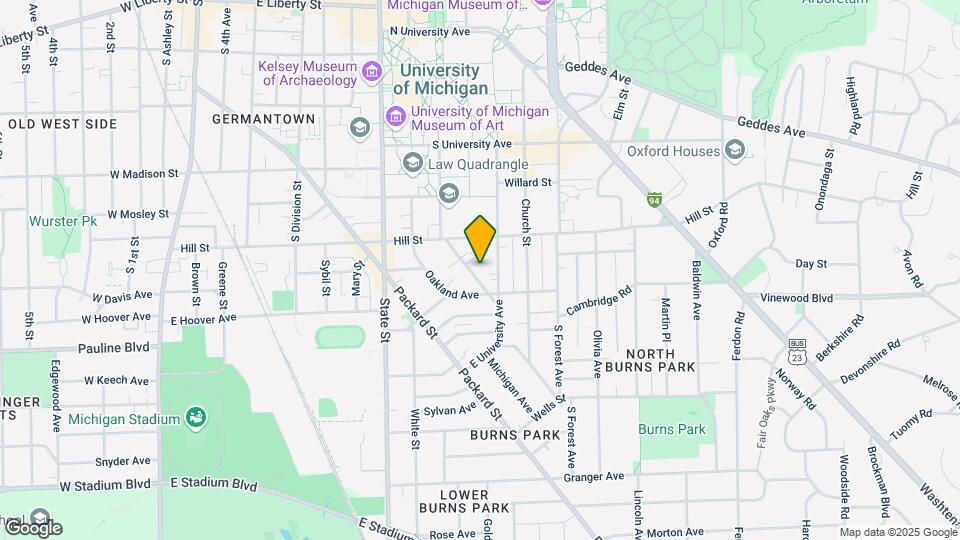 839 Tappan St Map and Location Details