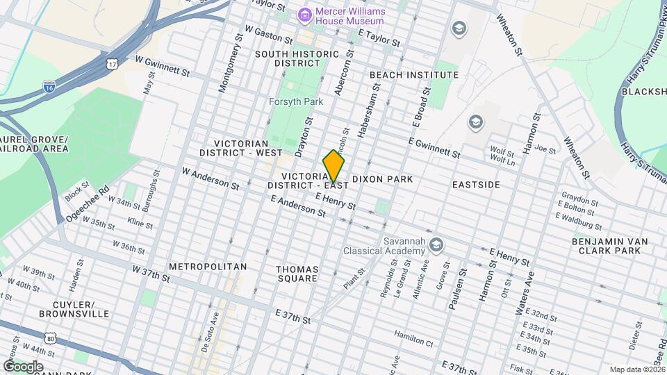 309 E Duffy St Mapa y Detalles de la Ubicación