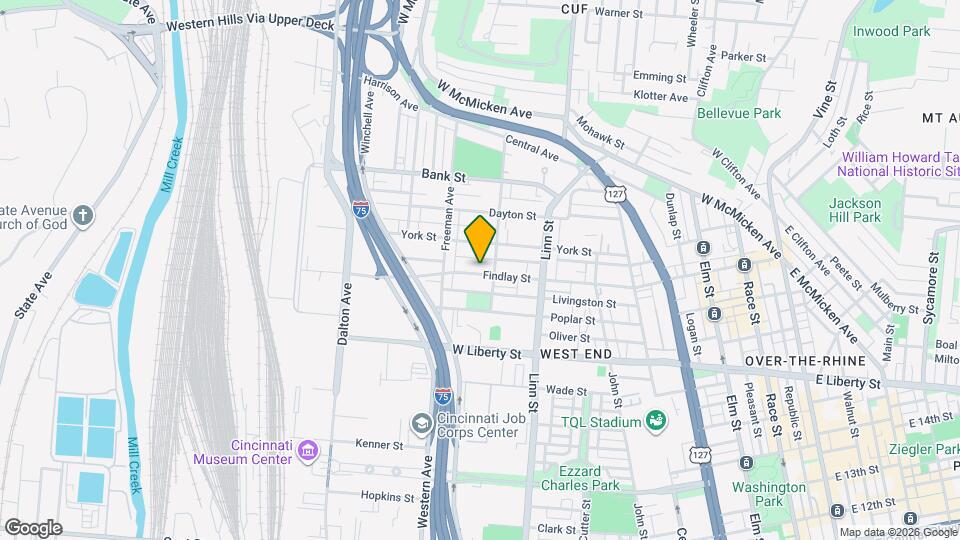 916 Findlay St Mapa y Detalles de la Ubicación