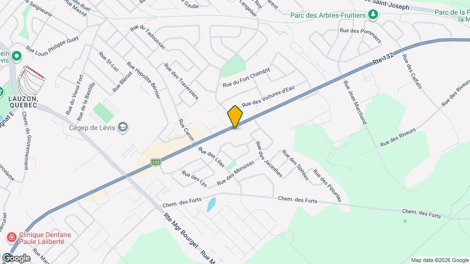 8122 Guillaume-Couture Boul Map and Location Details