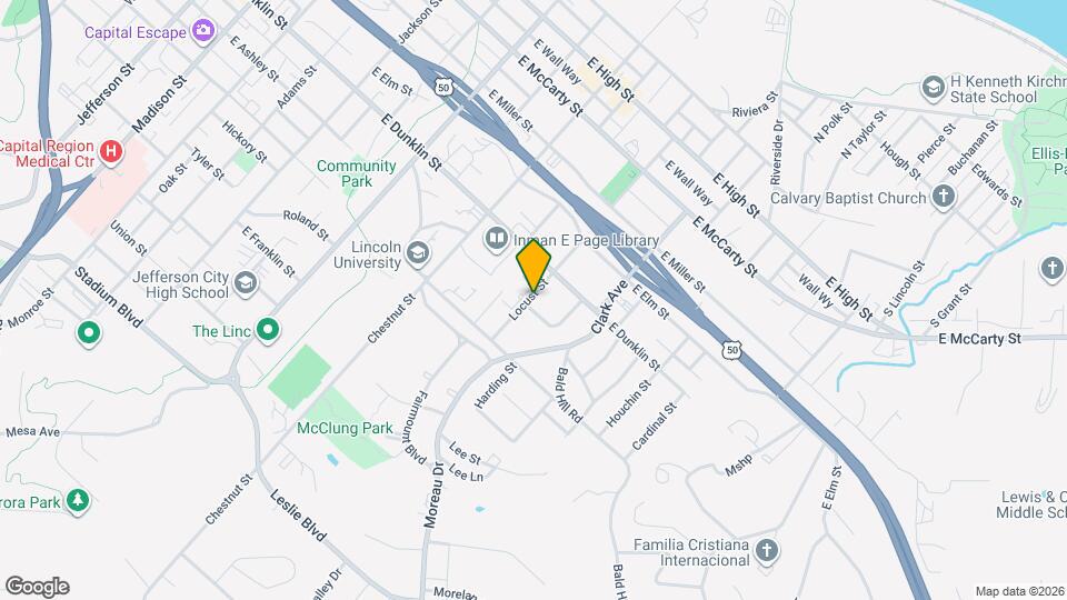 715 Locust St, Unit Unit 1 Mapa y Detalles de la Ubicación