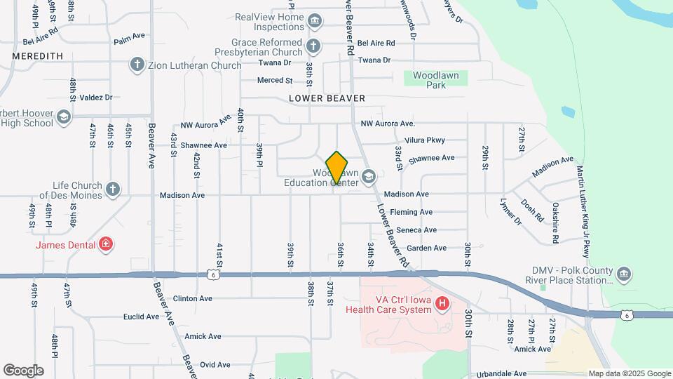 4001 36th Pl Map and Location Details