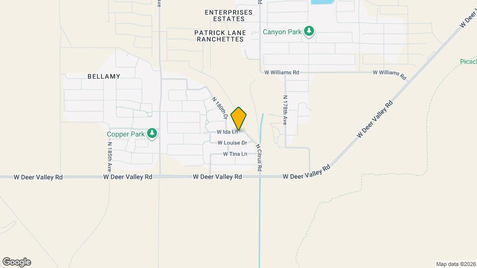 17987 W Ida Ln Map and Location Details