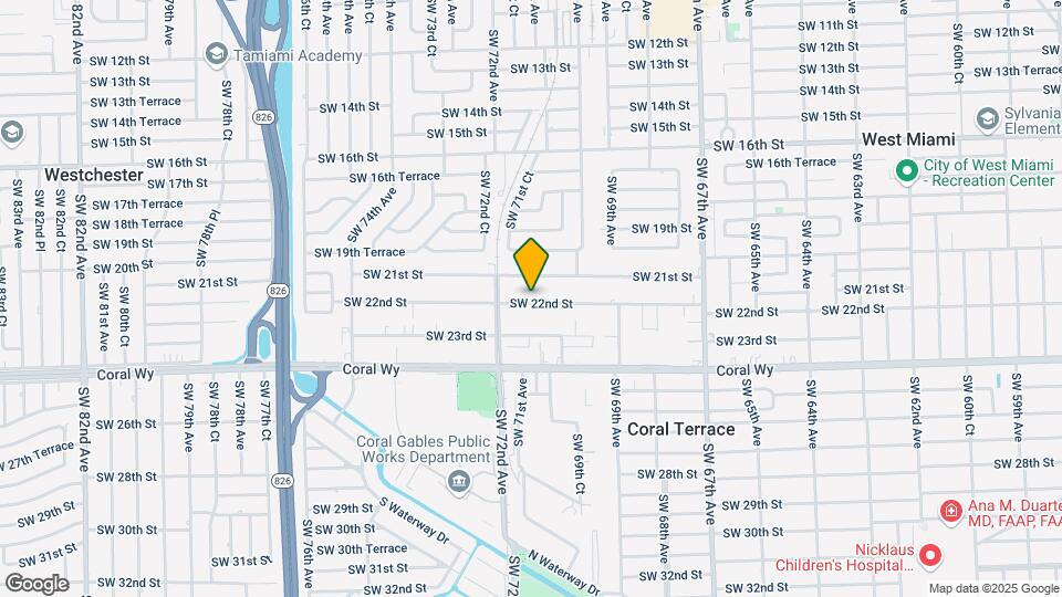 7137 SW 22nd St Map and Location Details