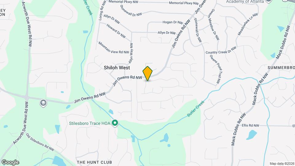 2510 Baysridge Dr NW Map and Location Details