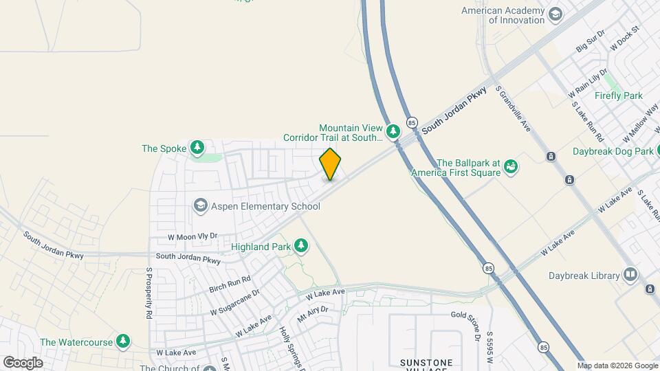 6008 S Jordan Pkwy Map and Location Details