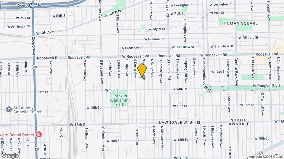 1320 S Kedvale Ave Mapa y Detalles de la Ubicación