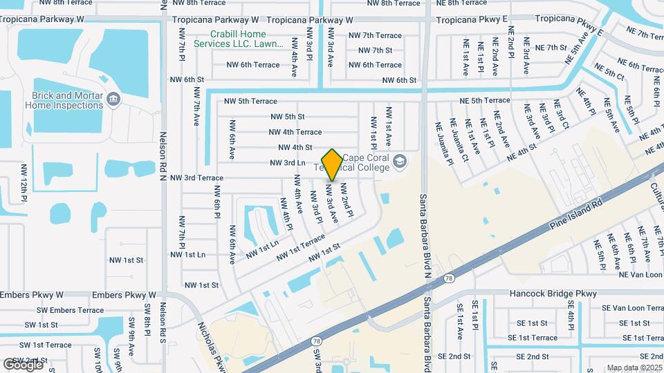 303 NW 3rd Ave Map and Location Details