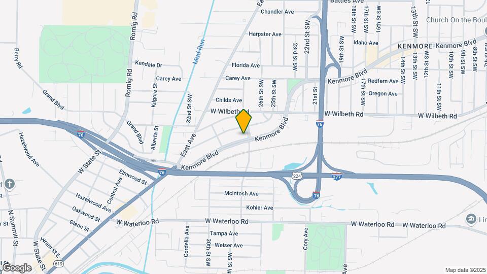 1433 Kenmore Blvd-Unit -Unit A Map and Location Details