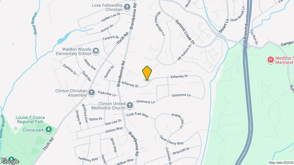 6510 Killarney St Map and Location Details