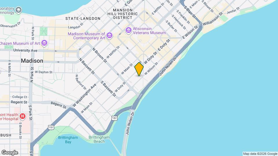 314 W Wilson St, Unit 314 Map and Location Details