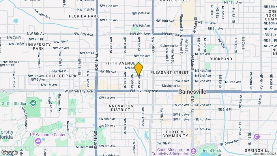 801 NW 3rd Ave Map and Location Details
