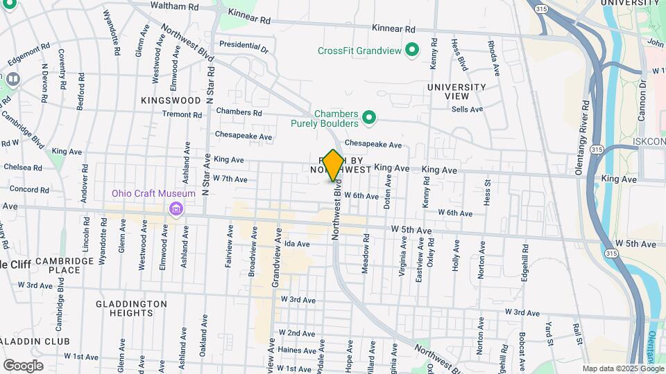 1565-1571 Northwest Blvd Map and Location Details