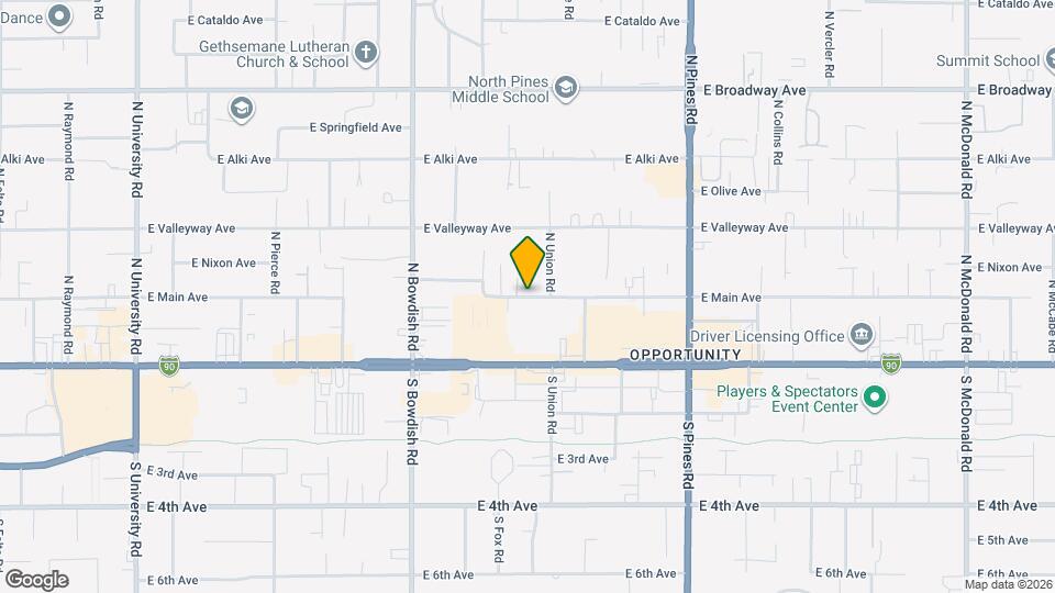 11802 E Main Ave, Unit Mason Apartments Map and Location Details