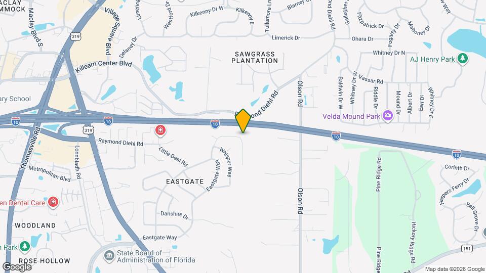 2464 Dundee Dr Map and Location Details