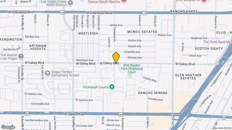 3013 W Oakey Blvd Map and Location Details