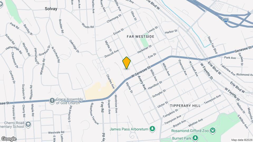 415 Erie St, Unit 2 Map and Location Details