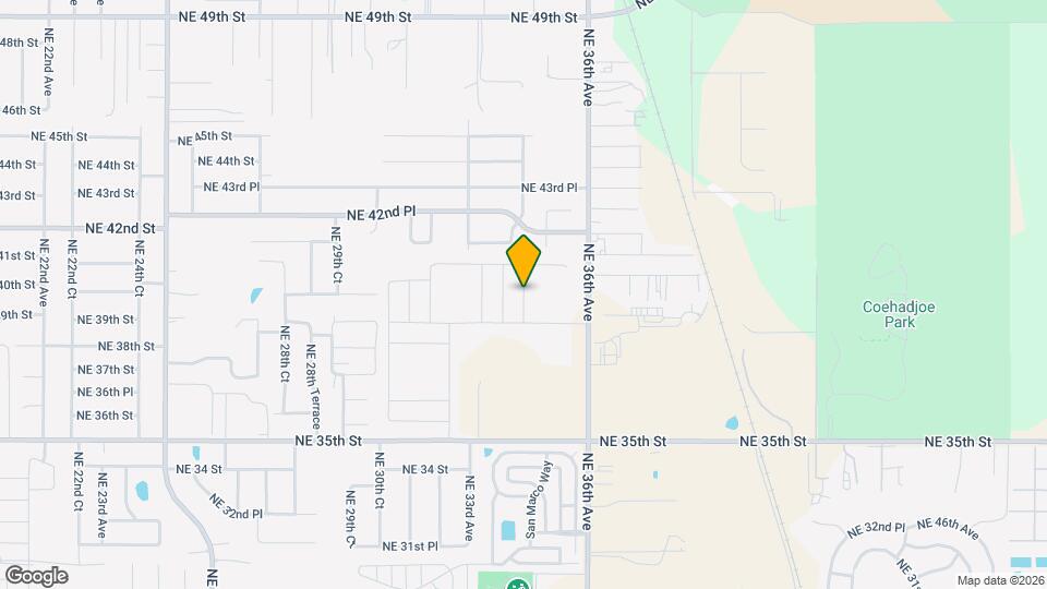 3980 NE 34th Ave Map and Location Details