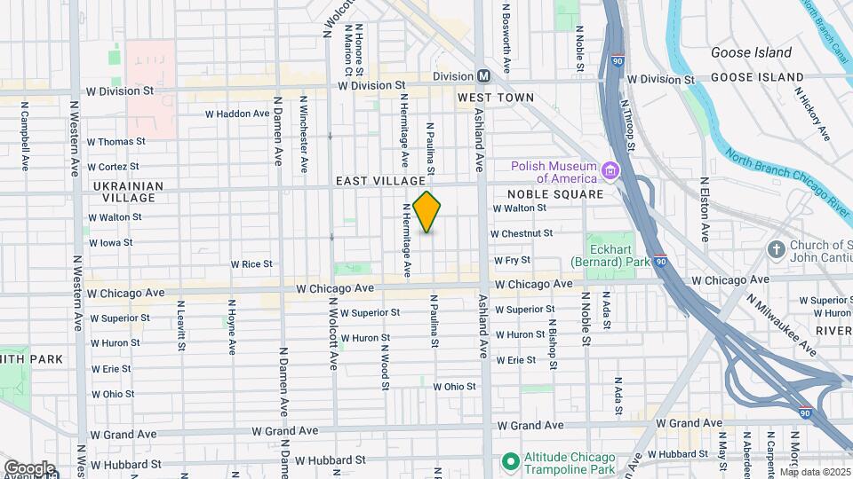 858 N Paulina St, Unit 1 Mapa y Detalles de la Ubicación