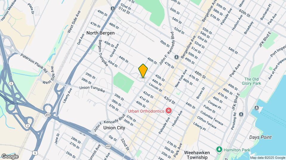 1101 43rd St Map and Location Details