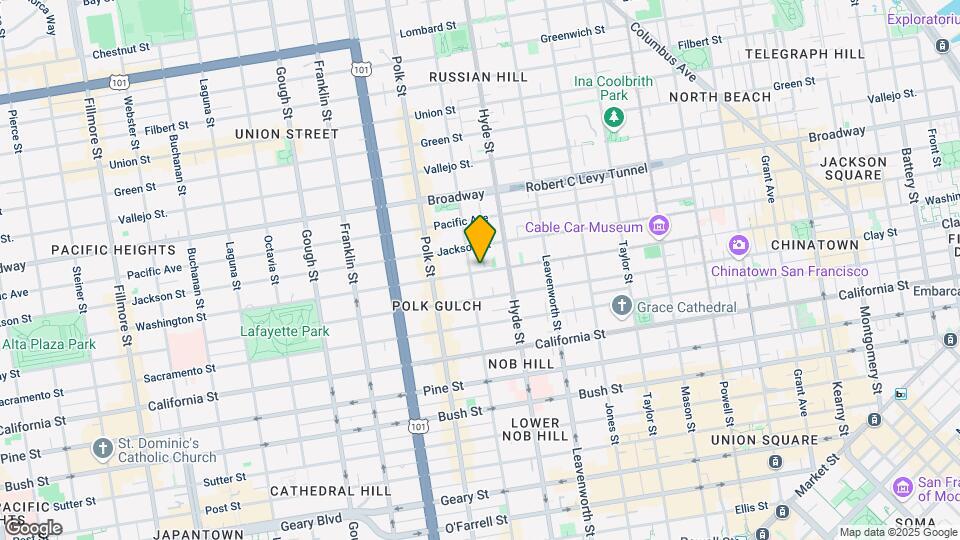 1580 Washington St Map and Location Details