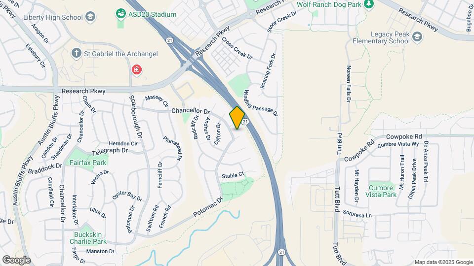 7535 Potomac Dr Map and Location Details