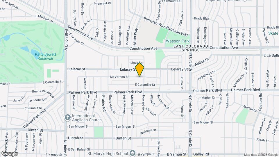 2527 Mt Vernon St Map and Location Details