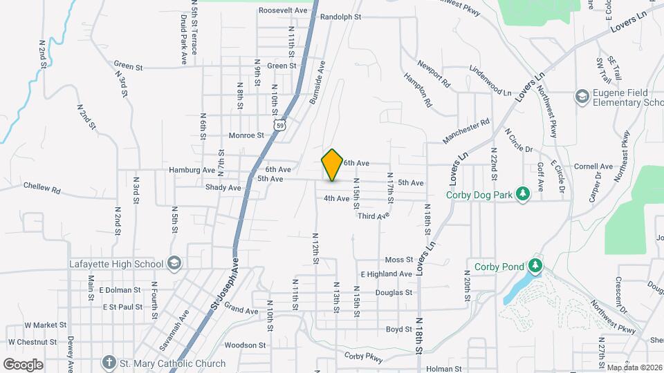 1214 5th Ave Map and Location Details