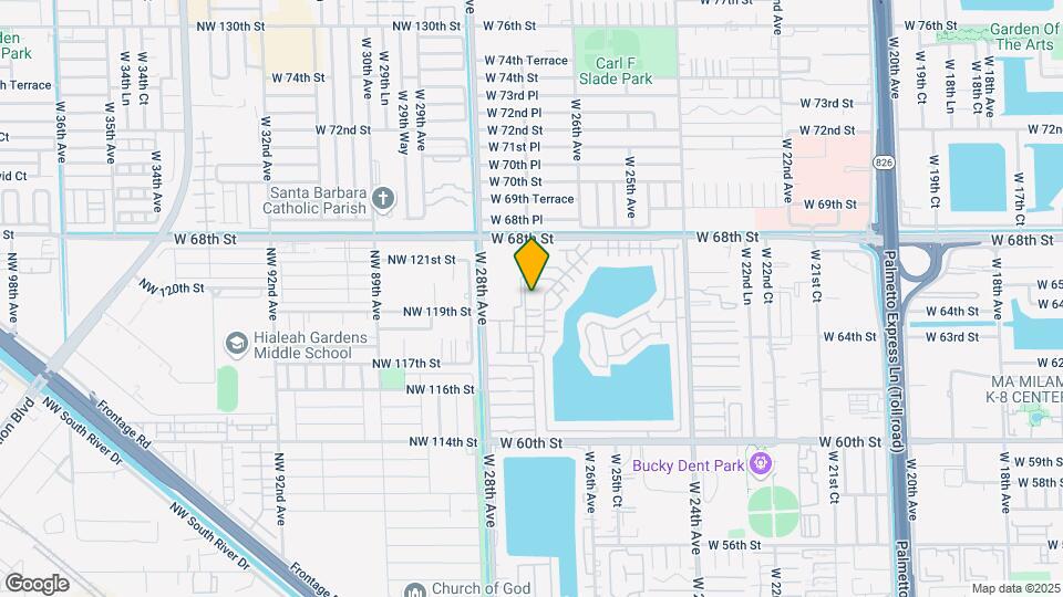 6545 W 27th Ct, Unit 11-47 Map and Location Details