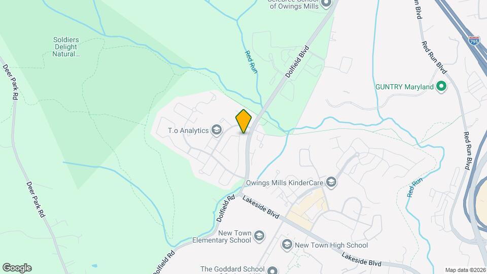 10875 Sherwood Hill Rd Map and Location Details