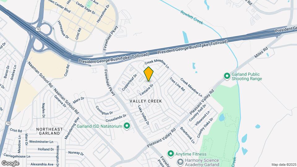 2305 Valley Creek Dr Mapa y Detalles de la Ubicación