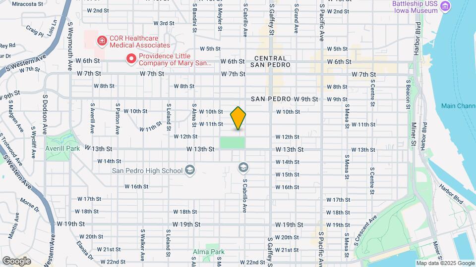 820 W 12th St Mapa y Detalles de la Ubicación