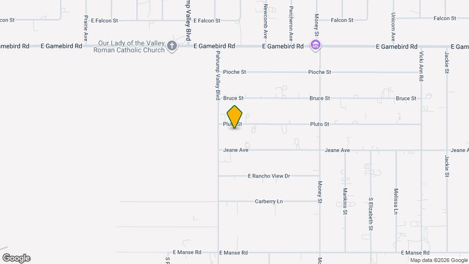 1081 Pluto St Map and Location Details