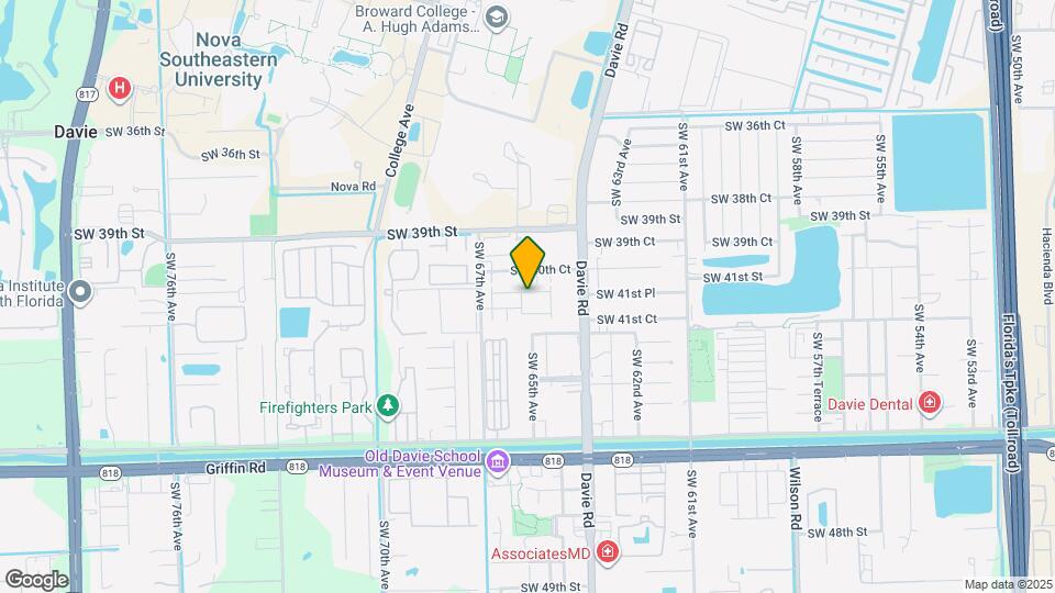 6560 SW 41st Pl Map and Location Details