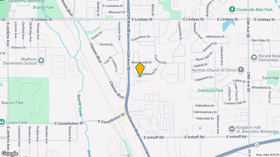 1301 Cedar Creek Dr Map and Location Details