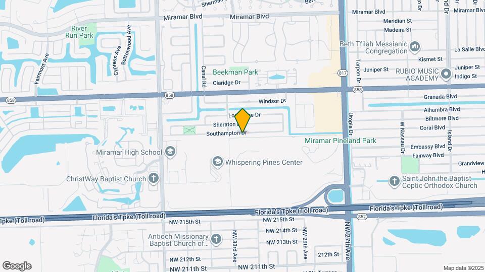 8528 Southampton Dr Map and Location Details