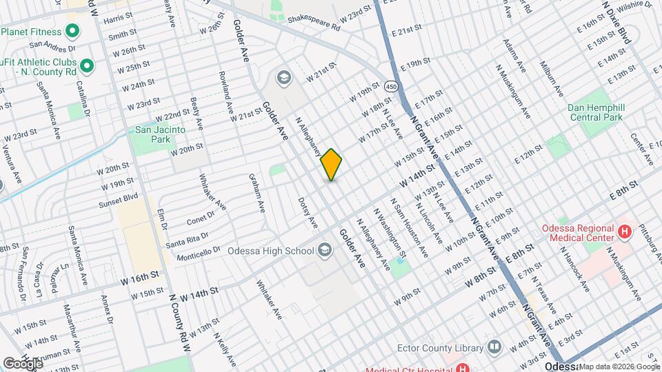 1523 N Alleghaney Ave, Unit B Map and Location Details