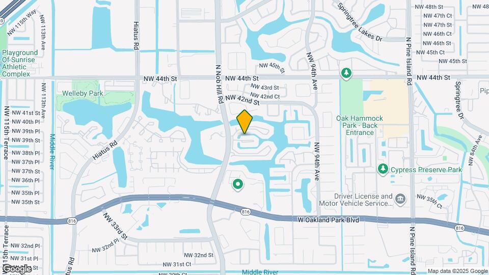 9962 Nob Hill Pl Map and Location Details