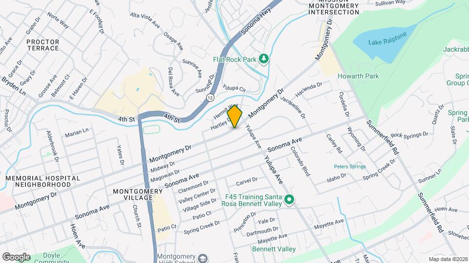 3150 Montgomery Dr Map and Location Details