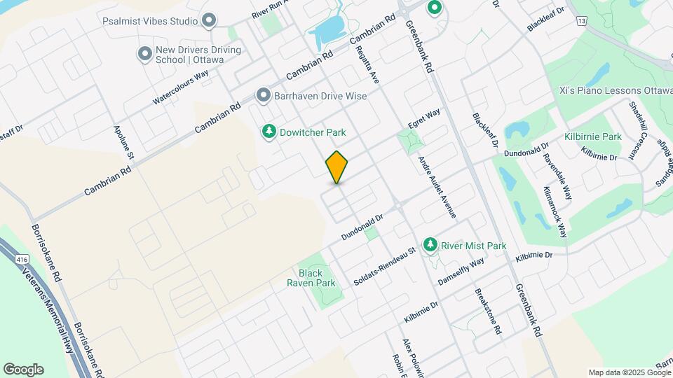 701 Mayfly Cres Map and Location Details
