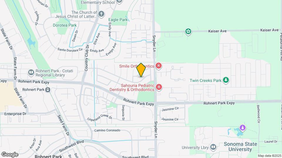 1164 Santa Cruz Way Map and Location Details