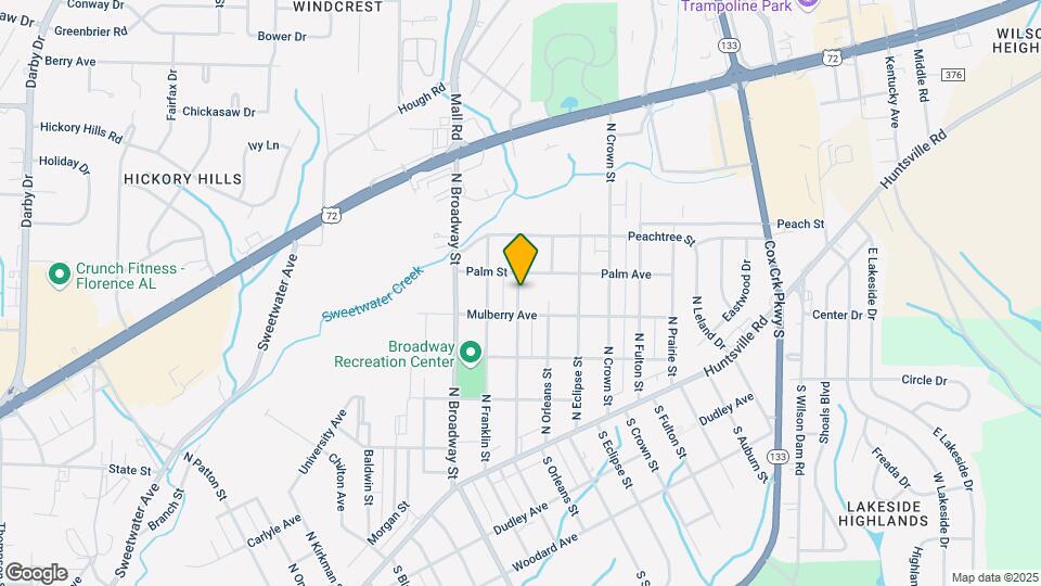 420 N Weakley St Map and Location Details