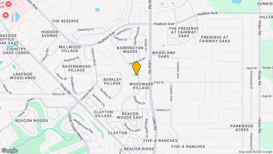 13403 Woodward Dr Mapa y Detalles de la Ubicación