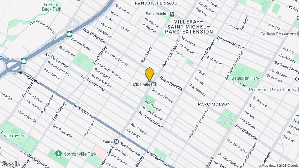 2375 Jean-Talon Map and Location Details