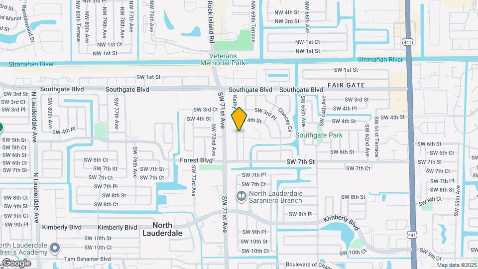 6951 SW 5th St Map and Location Details