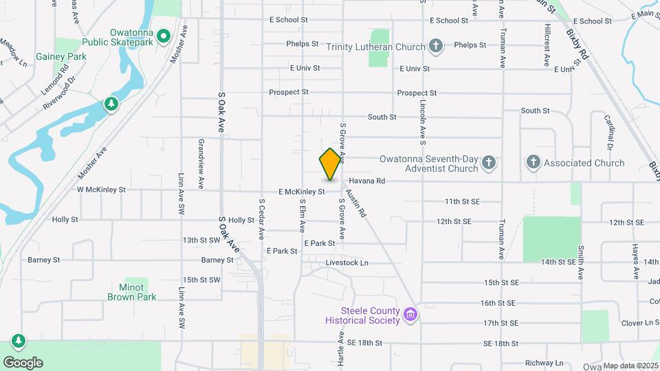 234 E McKinley St Map and Location Details