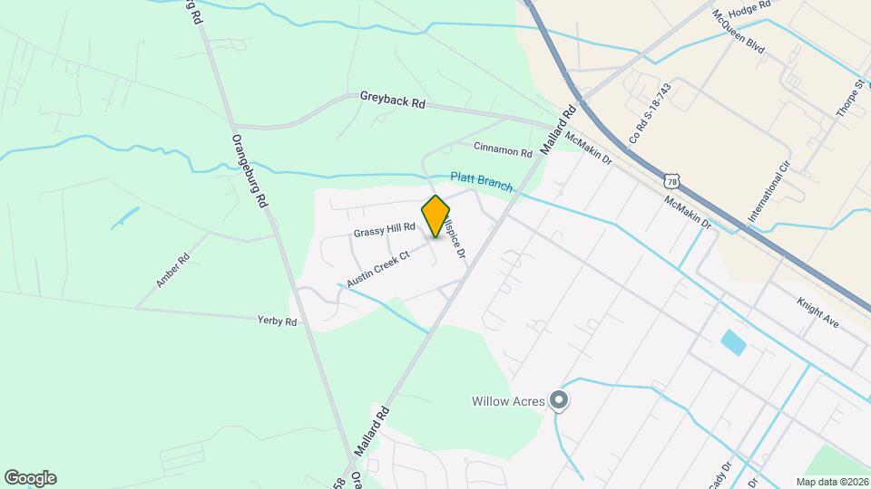303 Duck Pond Ln Map and Location Details