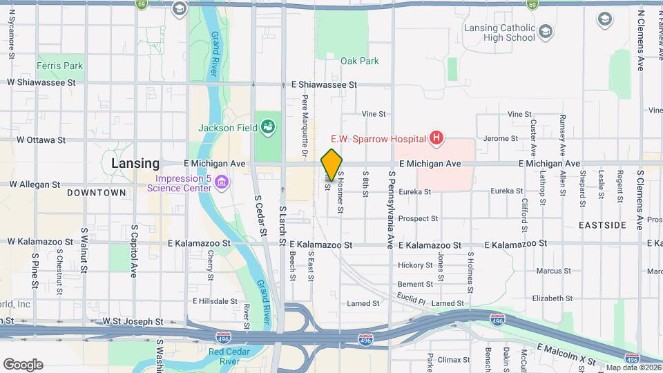 129 Hill St Map and Location Details